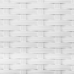Beliani Sun Lounger With Cushion Turin Reclining Pe Rattan White - thumbnail 8