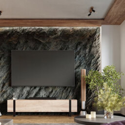 Luminosa Lighting Luminosa Zuca Modern Ceiling Spotlight Bar Wood, Black 4X E27 - thumbnail 8