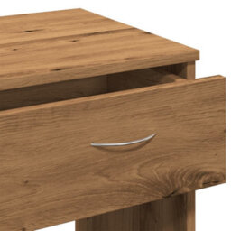 Berkfield Desk Artisian Oak 80X40X75 Cm Engineered Wood - thumbnail 9
