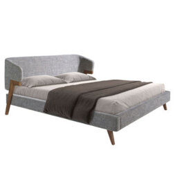 Angel Cerda Elegant Grey Fabric Bed With Modern Design - thumbnail 5