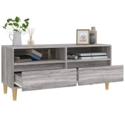 Walplus Tv Cabinet Grey Sonoma 100X34.5X44.5 Cm Engineered Wood - thumbnail 5