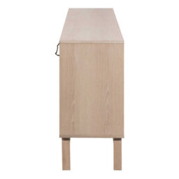 Wyld Haus Nakskov 4-Door White Oak Panelled Sideboard 1800mm - thumbnail 4