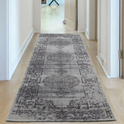 The Rugs Carina Collection  Rugs In Grey 6942 Non-Slip Machine Washable - thumbnail 6