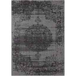 The Rugs Carina Collection  Rugs In Grey 6942 Non-Slip Machine Washable - thumbnail 1