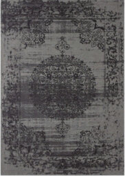 The Rugs Carina Collection  Rugs In Grey 6942 Non-Slip Machine Washable - thumbnail 2