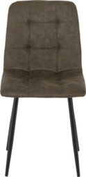 Seconique Fenton Pair Of Chairs Olive Green Suede Fabric Box Of 2 - thumbnail 8