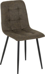Seconique Fenton Pair Of Chairs Olive Green Suede Fabric Box Of 2 - thumbnail 4