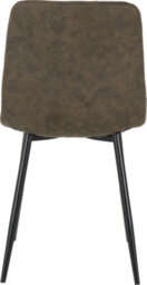 Seconique Fenton Pair Of Chairs Olive Green Suede Fabric Box Of 2 - thumbnail 7