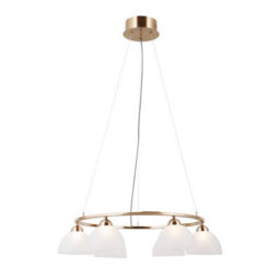 Luminosa Lighting Luminosa Montiela Multi Arm Pendant Ceiling Light Gold 3000K Warm White 6Xled - thumbnail 3