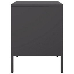 Berkfield Bedside Cabinets 2 Pcs Black 36X39X50.5 Cm Steel - thumbnail 7
