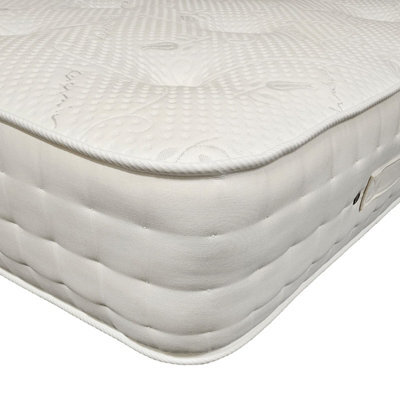 Knight Sleep Cashmere 2000 Silk Pocket Spring Medium Firm Natural Mattress With Edge Support Single Mattress- 3Ft