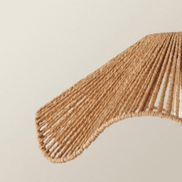 Valuelights Farai Natural Woven Rope Wave Ceiling Lamp Shade - thumbnail 3