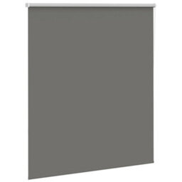 Berkfield Durable Roller Blind Blackout Grey 120X175 Cm Fabric Width 116.6 Cm Polyester - thumbnail 3
