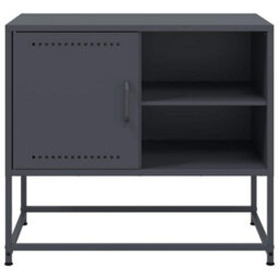 Berkfield Tv Cabinet Anthracite 68X39X60.5 Cm Steel - thumbnail 6