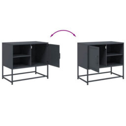 Berkfield Tv Cabinet Anthracite 68X39X60.5 Cm Steel - thumbnail 9