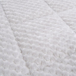 Ohs Waffle Fleece Weighted Blanket, Silver - 8Kg - thumbnail 7