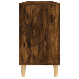 Berkfield Sink Cabinet Smoked Oak 80X33X60 Cm Engineered Wood - thumbnail 8
