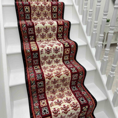 Mayan Stair Runner - Soft & Durable Carpet Runner For Stairs & Staircases, Multiple Lengths - image 1
