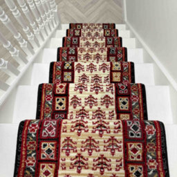 Mayan Stair Runner - Soft & Durable Carpet Runner For Stairs & Staircases, Multiple Lengths - thumbnail 9