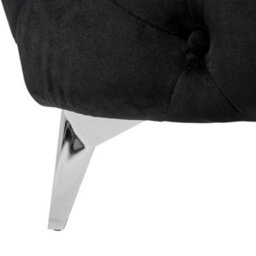Beliani Sofa 3 Seater Sotra Velvet Black - thumbnail 9