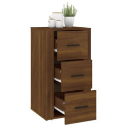 Berkfield Durable Sideboard Brown Oak 40X33X70 Cm Engineered Wood - thumbnail 7