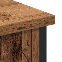 Berkfield Modern Tv Cabinet Artisan Oak 101X35X65 Cm Engineered Wood And Steel - thumbnail 7