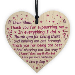 Red Ocean Mummy To Be Gift Wooden Heart Mothers Day Gift For Her Mother And Daughter Gifts Keepsake Plaque