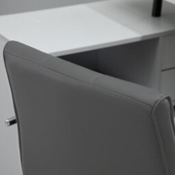 Vinsetto Mid Back Home Office Chair Swivel Computer Chair With Armrests, Grey - thumbnail 8