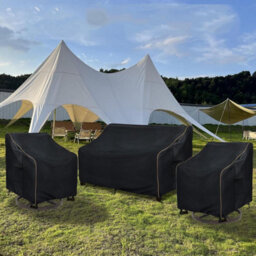Swivel Garden Chair Cover (Set Of 2 Pieces), Waterproof (76.2 Cm Long, 86.4 Wide, 97.8 High). - thumbnail 4