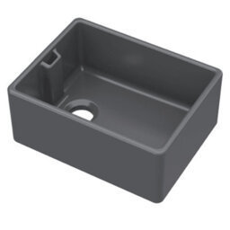 London Sink Company Belfast 595mm 1-Bowl Matt Copper Ceramic Sit-On Kitchen Sink, Waste Supplied, 10 Year Guarantee - thumbnail 3