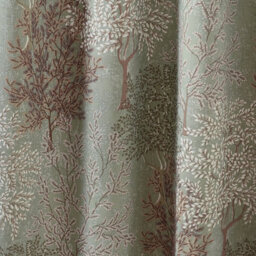 Catherine Lansfield Woodland Trees 66X72 Inch Lined Pencil Pleat Curtains Two Panels Green - thumbnail 3