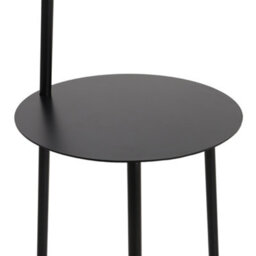 Darphe Modern Minimalist Tray Floor Lamp,living Room Floor Lamp With Side Table,linen Lampshade And Foot Switch - thumbnail 8