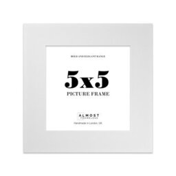 "15X15"" Red Picture Frame - 15X15"" Square Frame With 13X13"" Mount For 15X15""/13X13"" Pictures Moderrn Style Thin Edge, 1 Pack" - thumbnail 1
