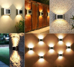 Flintry 4 Pack Solar Lights Outdoor 6 Led Path Light Solar Powered Ground Lights For Outdoor Pathway Walkway Landscape Path (Warm White) - thumbnail 7