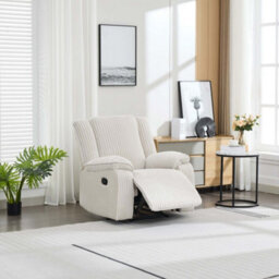 More4Homes Verona 3+2+1 Jumbo Cord Manual Recliner Sofa Set (Beige) - thumbnail 9