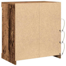 Berkfield Sideboard With Led Lights Old Wood 60,5X37X67 Cm - thumbnail 7