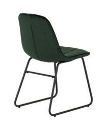 Seconique Athens Rectangular Dining Set With Lukas Chairs - Concrete Effect/black/emerald Green Velvet - thumbnail 6