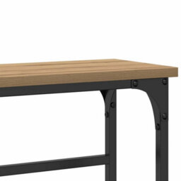 Walplus Console Table With Shelf Artisan Oak 75 X 19.5 X 75 Cm - thumbnail 8