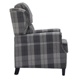 Manual Lounge Chair Sofa Pushback Recliner Armchair Adjustable Backrest - thumbnail 5