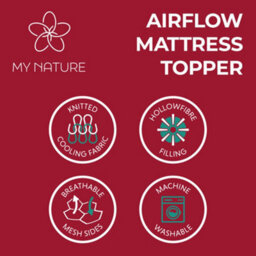 My Nature Airflow Mattress Topper - thumbnail 4