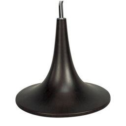 Luminosa Lighting Luminosa Zira Table Lamp 2 Light G9, Polished Chrome/frosted White Glass/wenge - thumbnail 3