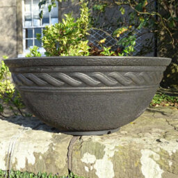 Marshalls Garden Anglo Eastern Corinthian Instant Plant Pond Bowl Black And Gold Frost-Proof Water Feature