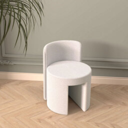 CARME Home Romy Bouclé Dressing Table With Hattie Bouclé Stool - thumbnail 5