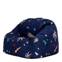 icon Kids Lost In Space Bean Bag Chair Navy Blue Childrens Bean Bags