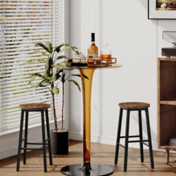 Bar Stools Set Of 2 Kitchen Breakfast Bar Chiars 32 X 32 X 63 Cm - thumbnail 3
