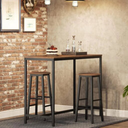 Bar Stools Set Of 2 Kitchen Breakfast Bar Chiars 32 X 32 X 63 Cm - thumbnail 5