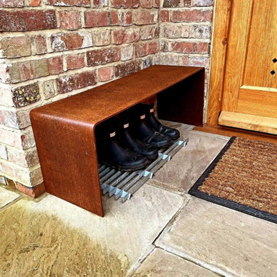 Don Steel Corten Steel Lawn Edging 100 mm High  (1 Set / 6 Pcs) Made In Uk - image 1