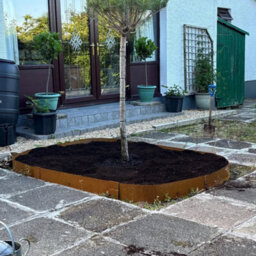 Don Steel Corten Steel Lawn Edging 100 mm High  (1 Set / 6 Pcs) Made In Uk - thumbnail 8