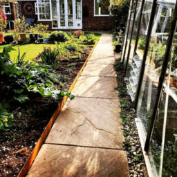 Don Steel Corten Steel Lawn Edging 100 mm High  (1 Set / 6 Pcs) Made In Uk - thumbnail 6