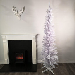 Samuel Alexander 7Ft (210Cm) White Pencil Pine Christmas Tree With 401 Tips - thumbnail 4